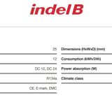 Mercedes Benz MB Actros 03-12 refrigerator fridge IndelB TB25 - TB25